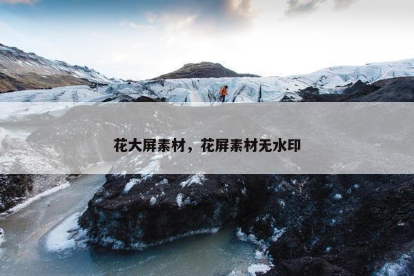 花大屏素材，花屏素材无水印
