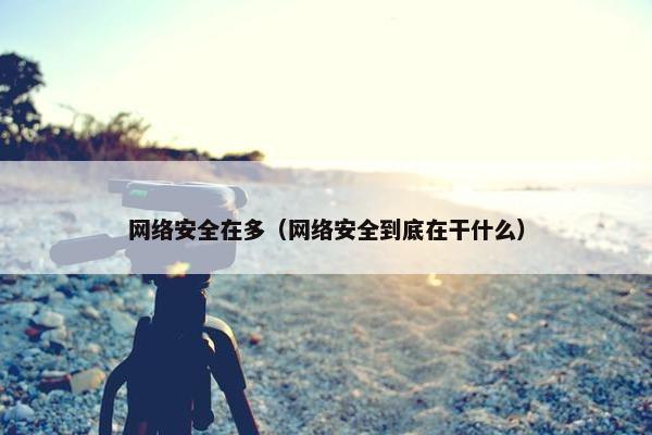 网络安全在多（网络安全到底在干什么）
