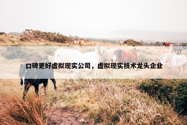 口碑更好虚拟现实公司，虚拟现实技术龙头企业