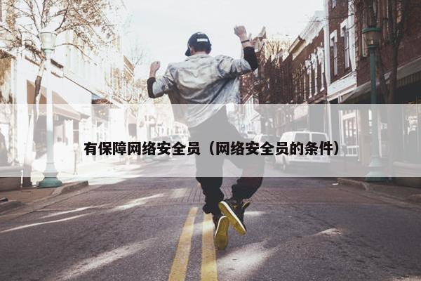 有保障网络安全员（网络安全员的条件）