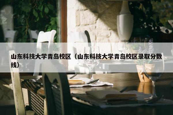 山东科技大学青岛校区（山东科技大学青岛校区录取分数线）