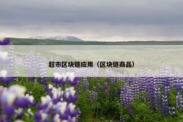 超市区块链应用（区块链商品）