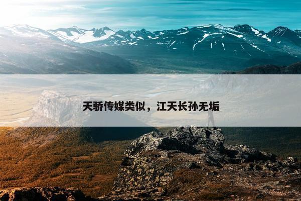 天骄传媒类似，江天长孙无垢