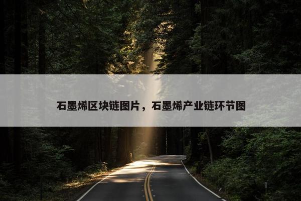 石墨烯区块链图片，石墨烯产业链环节图