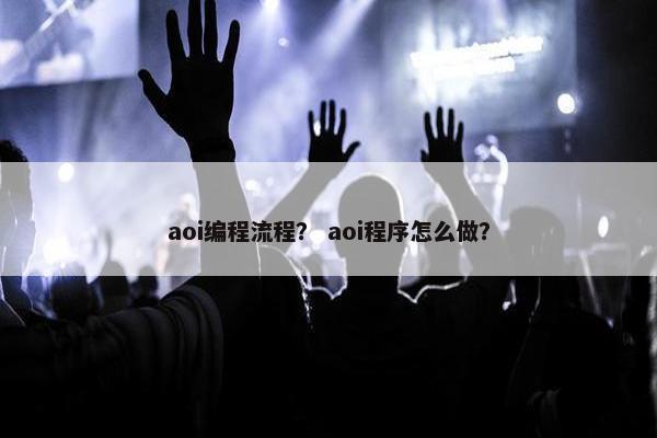 aoi编程流程？ aoi程序怎么做？