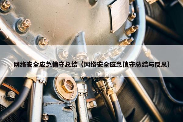 网络安全应急值守总结（网络安全应急值守总结与反思）