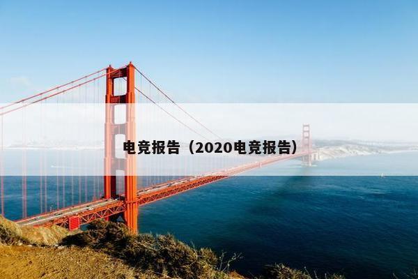 电竞报告（2020电竞报告）