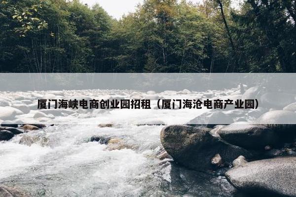 厦门海峡电商创业园招租（厦门海沧电商产业园）