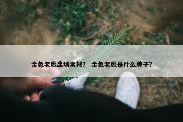 金色老鹰出场素材？ 金色老鹰是什么牌子？