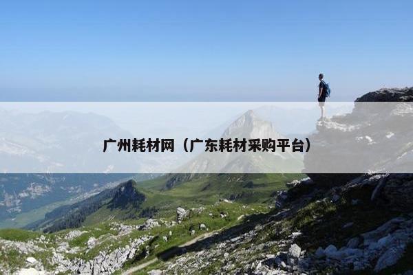 广州耗材网（广东耗材采购平台）
