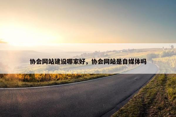 协会网站建设哪家好，协会网站是自媒体吗