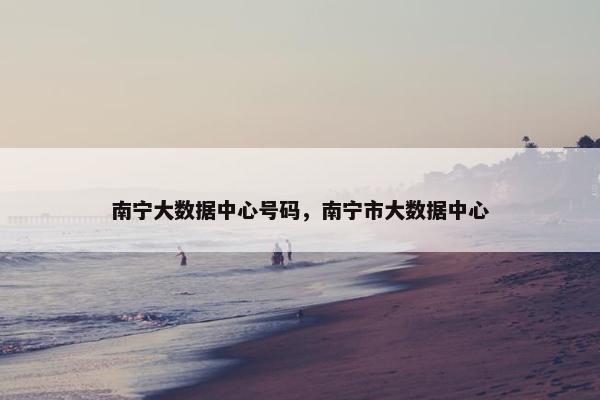 南宁大数据中心号码，南宁市大数据中心