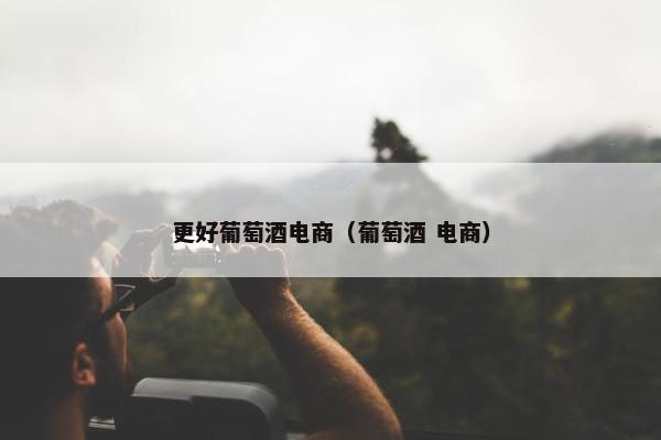 更好葡萄酒电商（葡萄酒 电商）