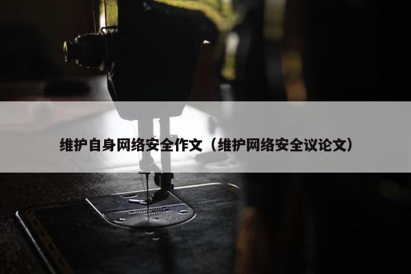 维护自身网络安全作文(维护网络安全议论文) 维护自身网络安全作文(维护网络安全议论文)