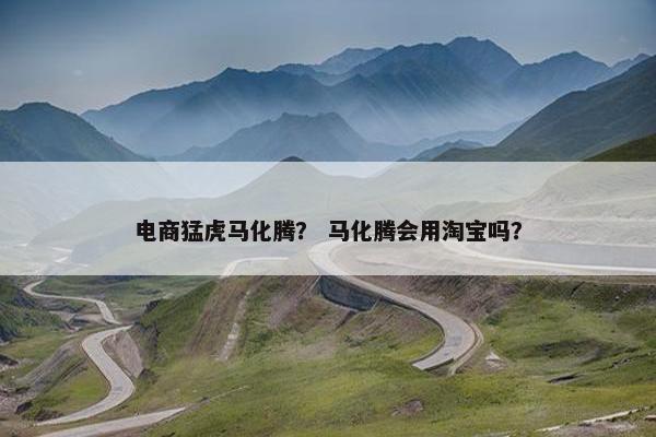 电商猛虎马化腾？ 马化腾会用淘宝吗？