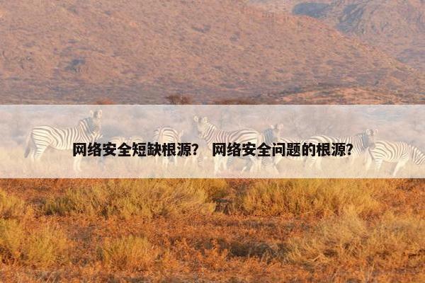 网络安全短缺根源？ 网络安全问题的根源？