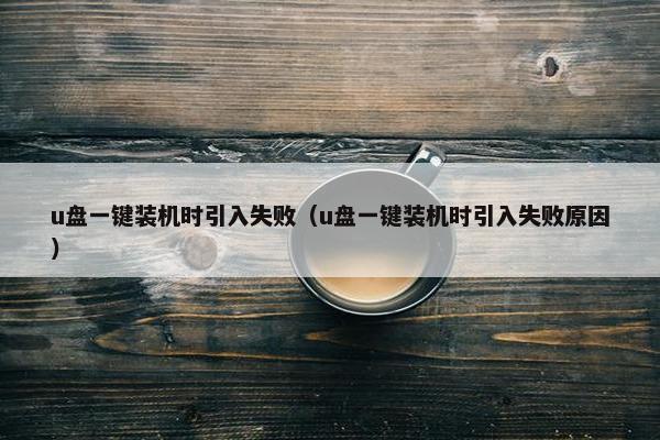 u盘一键装机时引入失败（u盘一键装机时引入失败原因）