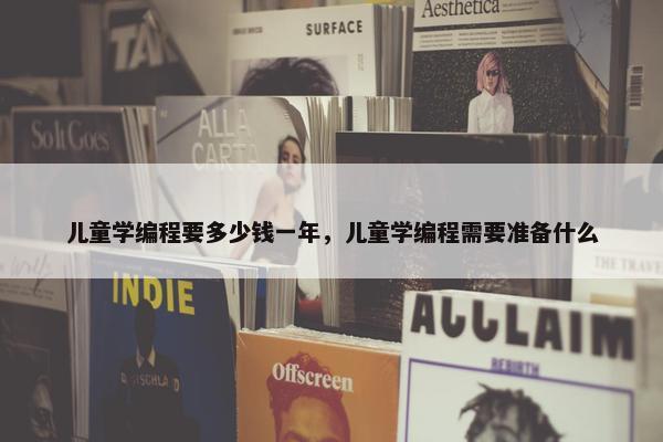 儿童学编程要多少钱一年，儿童学编程需要准备什么