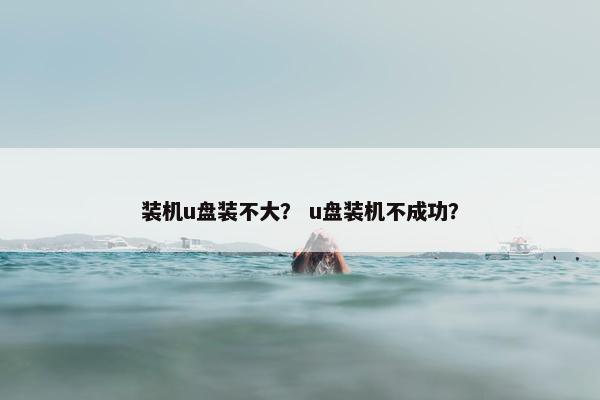 装机u盘装不大？ u盘装机不成功？