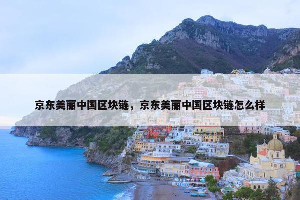 京东美丽中国区块链，京东美丽中国区块链怎么样