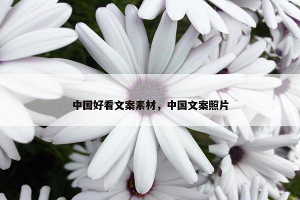 中国好看文案素材，中国文案照片