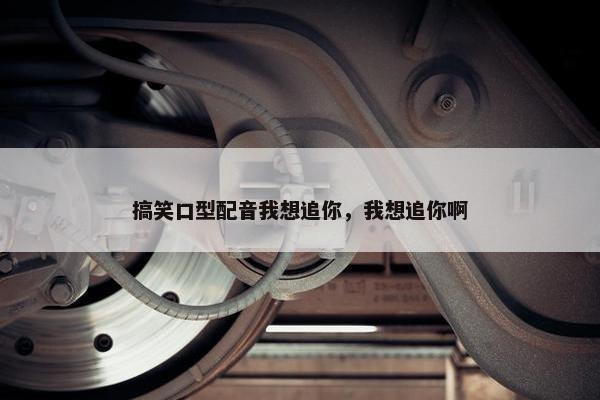 搞笑口型配音我想追你，我想追你啊