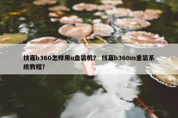 技嘉b360怎样用u盘装机？ 技嘉b360m重装系统教程？