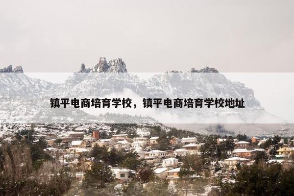 镇平电商培育学校，镇平电商培育学校地址
