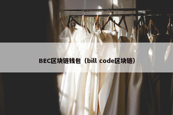 BEC区块链钱包（bill code区块链）