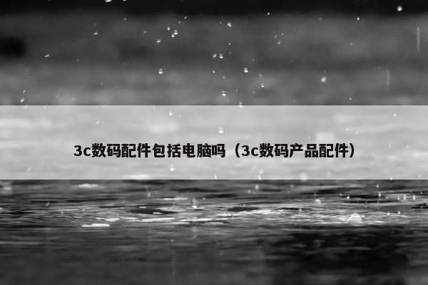 3c数码配件包括电脑吗（3c数码产品配件）
