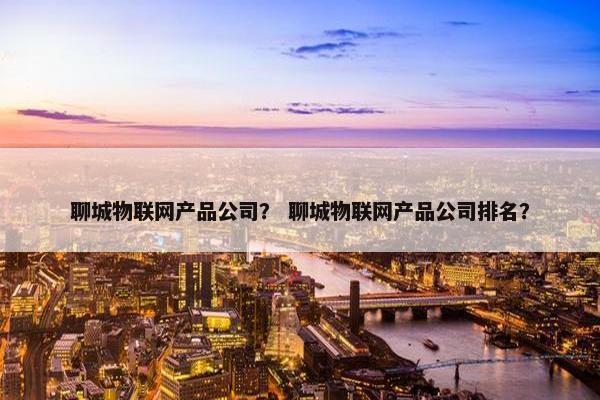 聊城物联网产品公司？ 聊城物联网产品公司排名？