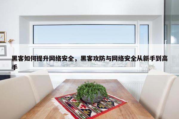 黑客如何提升网络安全，黑客攻防与网络安全从新手到高手