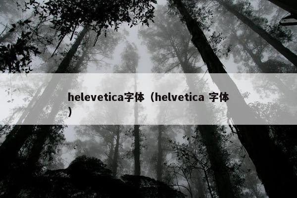 helevetica字体（helvetica 字体）