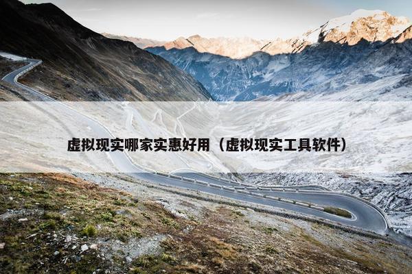 虚拟现实哪家实惠好用（虚拟现实工具软件）