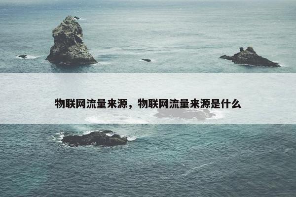 物联网流量来源，物联网流量来源是什么