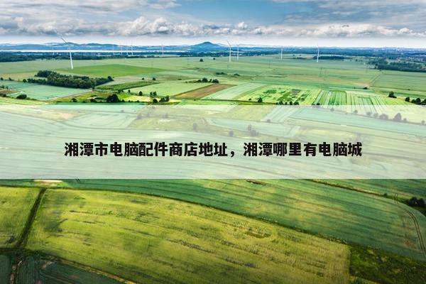 湘潭市电脑配件商店地址，湘潭哪里有电脑城