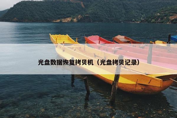 光盘数据恢复拷贝机（光盘拷贝记录）
