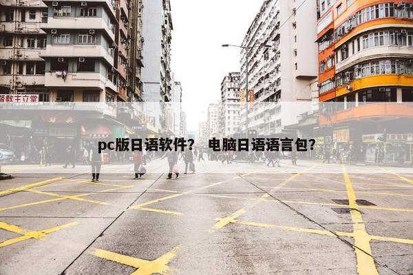pc版日语软件？ 电脑日语语言包？