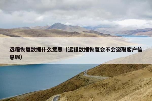 远程恢复数据什么意思（远程数据恢复会不会盗取客户信息呢）