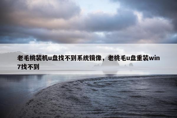 老毛桃装机u盘找不到系统镜像，老桃毛u盘重装win7找不到