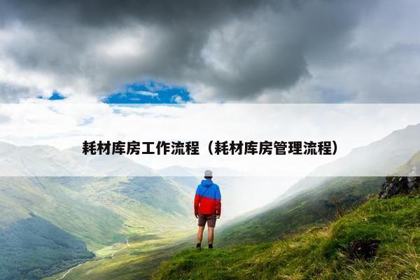 耗材库房工作流程（耗材库房管理流程）