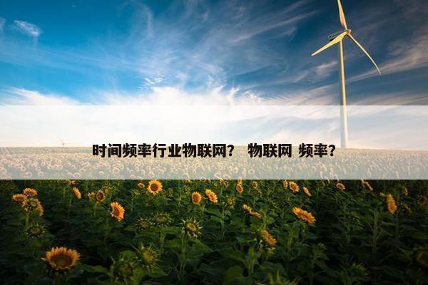 时间频率行业物联网？ 物联网 频率？