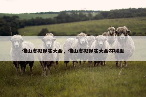 佛山虚拟现实大会，佛山虚拟现实大会在哪里