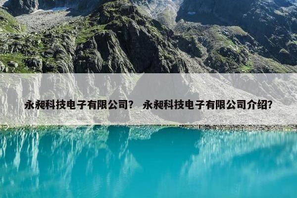 永昶科技电子有限公司？ 永昶科技电子有限公司介绍？