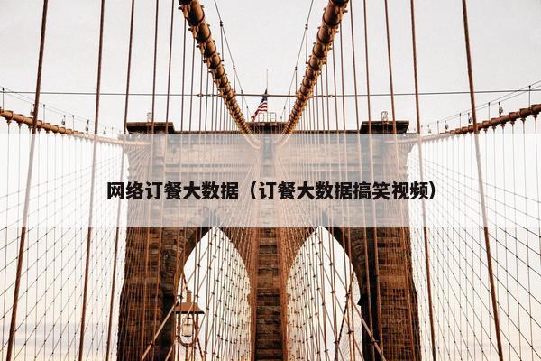 网络订餐大数据（订餐大数据搞笑视频）