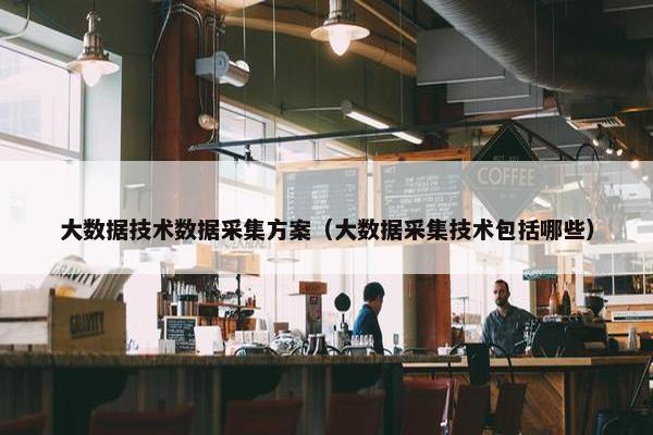 大数据技术数据采集方案（大数据采集技术包括哪些）