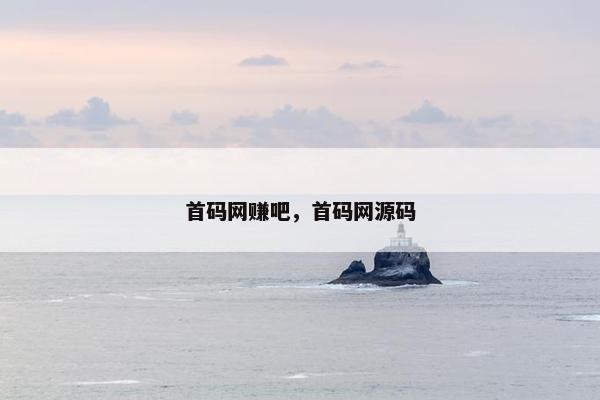 首码网赚吧，首码网源码