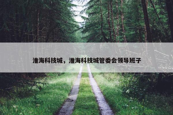 淮海科技城，淮海科技城管委会领导班子