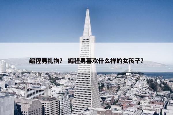 编程男礼物？ 编程男喜欢什么样的女孩子？