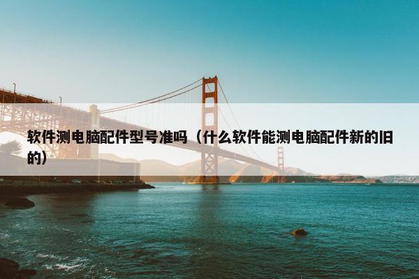软件测电脑配件型号准吗（什么软件能测电脑配件新的旧的）